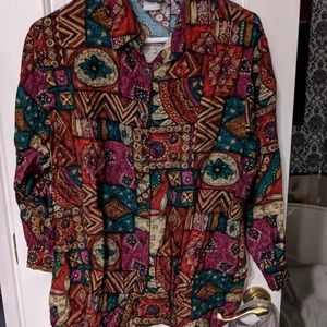 🔥vintage bonworth button up top